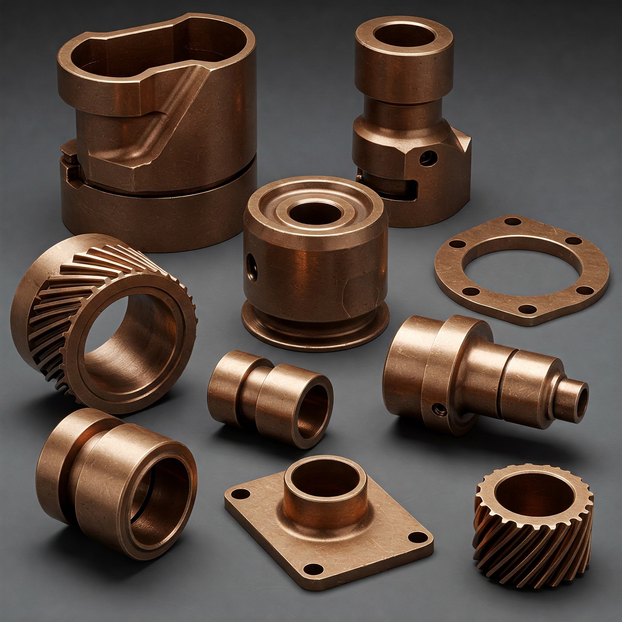 ReNEW Manufacturing Solutions works with bronze materials.