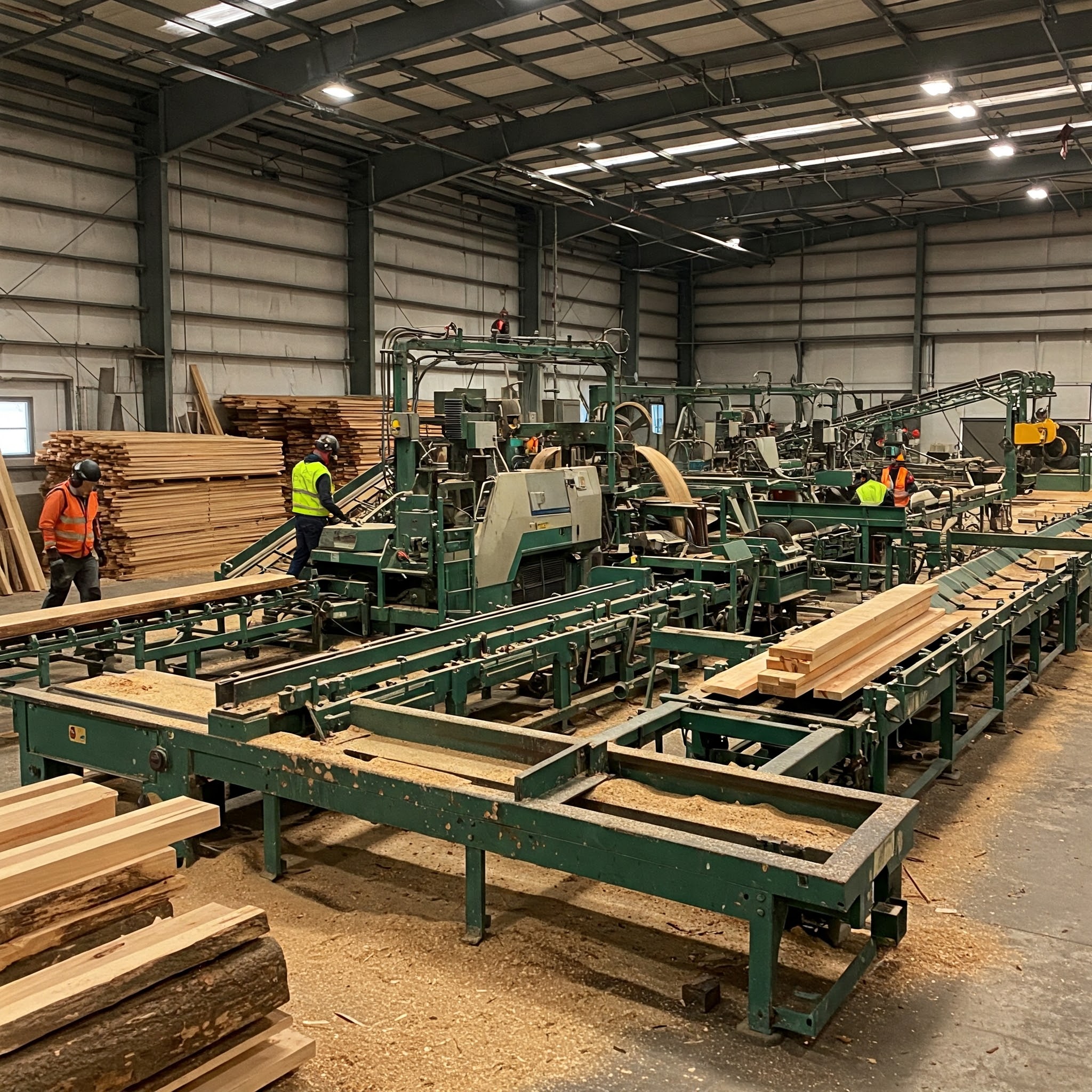 ReNEW Manufacturing Solutions can help the forestry industry build sawmill systems..